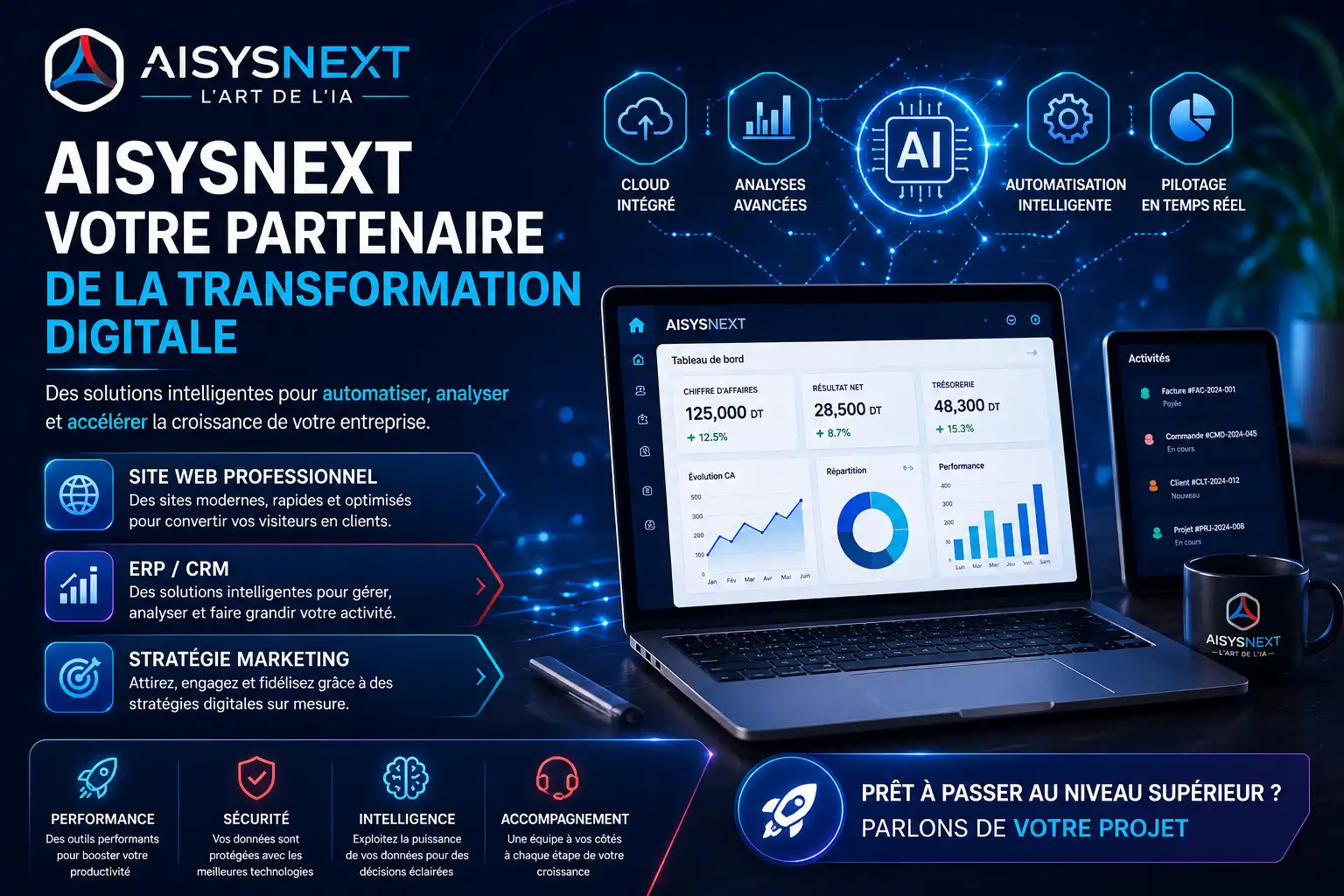 Top 5 des agences de développement web : pourquoi aisysnext fait la différence