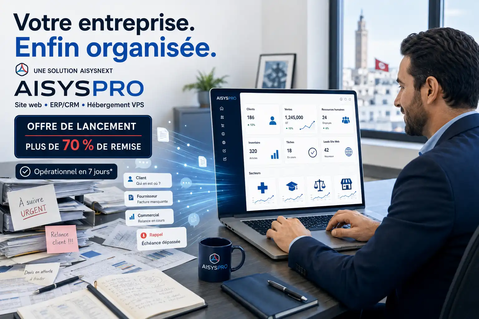 Solution ERP pour PME en Tunisie : organisez votre entreprise avec AISYSPRO